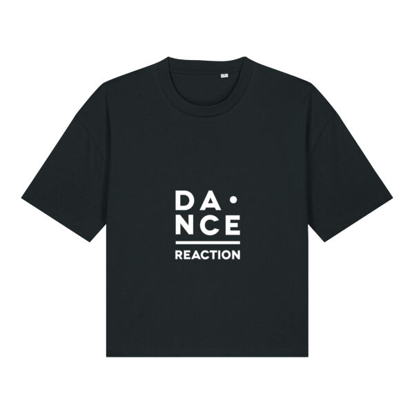 Boxy T-shirt VOLWASSENEN Witte Print Thumbnail