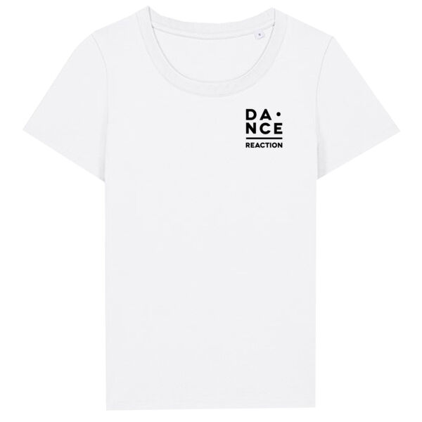 T-shirt Volwassenen FITTED Diepe Hals Klein Logo Zwart  Thumbnail